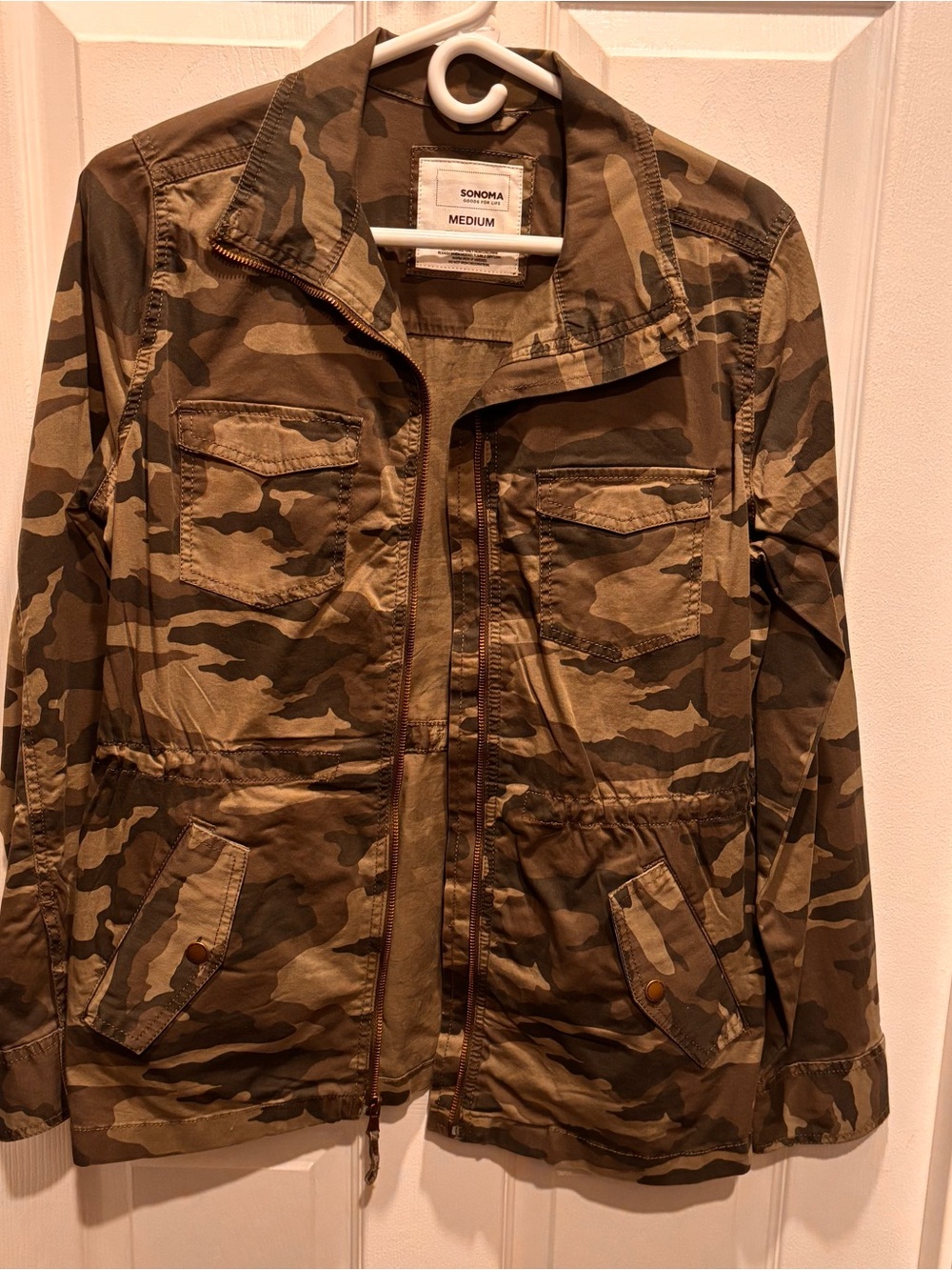 Sonoma Olive Camo Utility Jacket